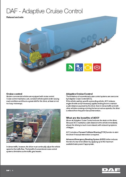 Sicurezza e comfort del DAF XF - DAF Veicoli Industriali