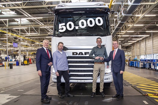 DAF reaches milestone of 50000 New Generation trucks 01